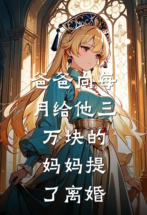 爸爸向每月给他三万块的妈妈提了离婚