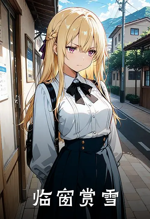 临窗赏雪